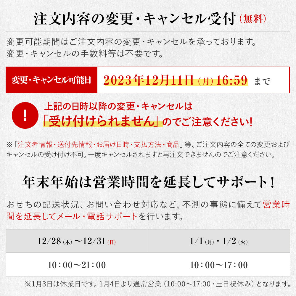 厳選本格和風おせち「祝赤重」