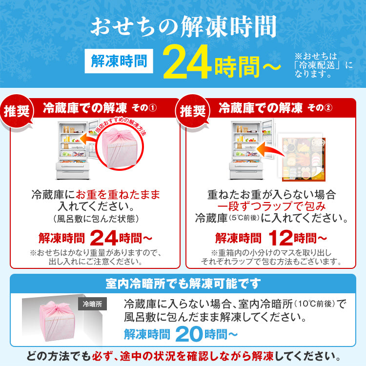 豪華定番三段重おせち「高砂」