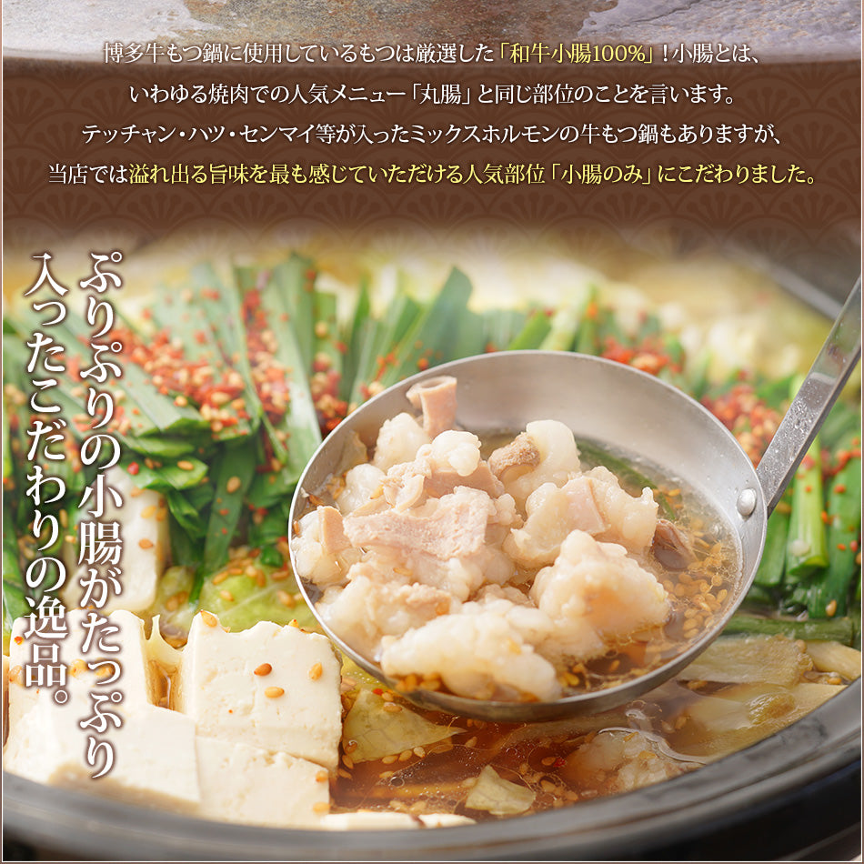国産牛 博多牛もつ鍋(3~4人前)