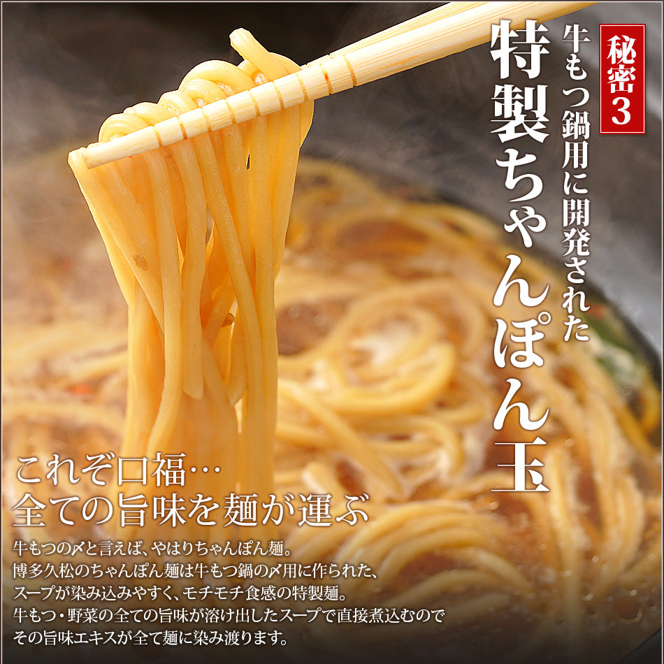 国産牛 博多牛もつ鍋(3~4人前)