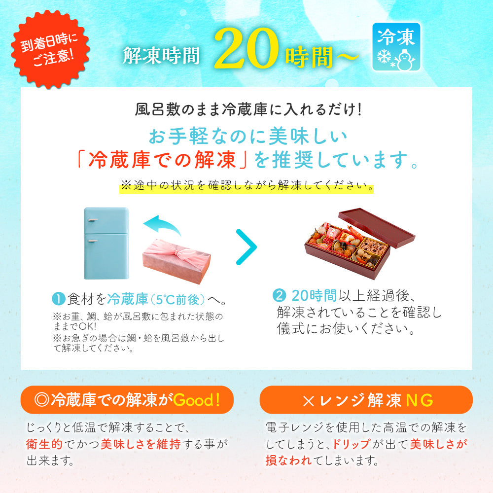 お食い初め 料理 セット (中) 【熨斗アート】 焼鯛 約400g付