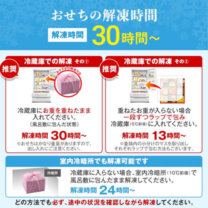 定番洋風 三段重おせち「Akasaka」