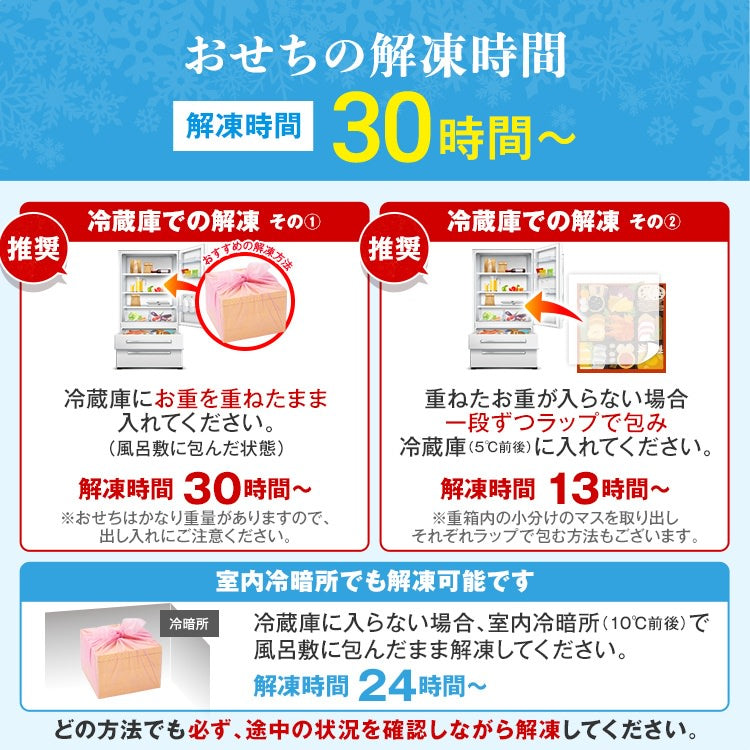豪華絢爛和洋折衷 三段重おせち「大名」
