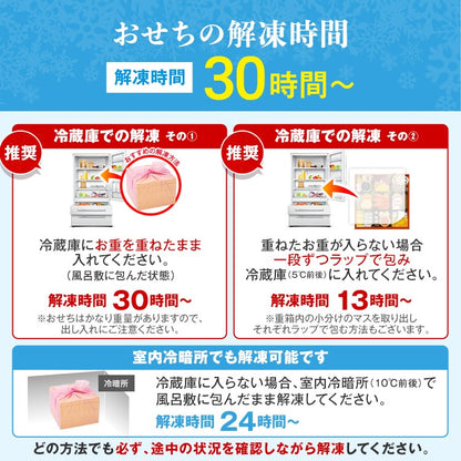 豪華絢爛和洋折衷 三段重おせち「大名」