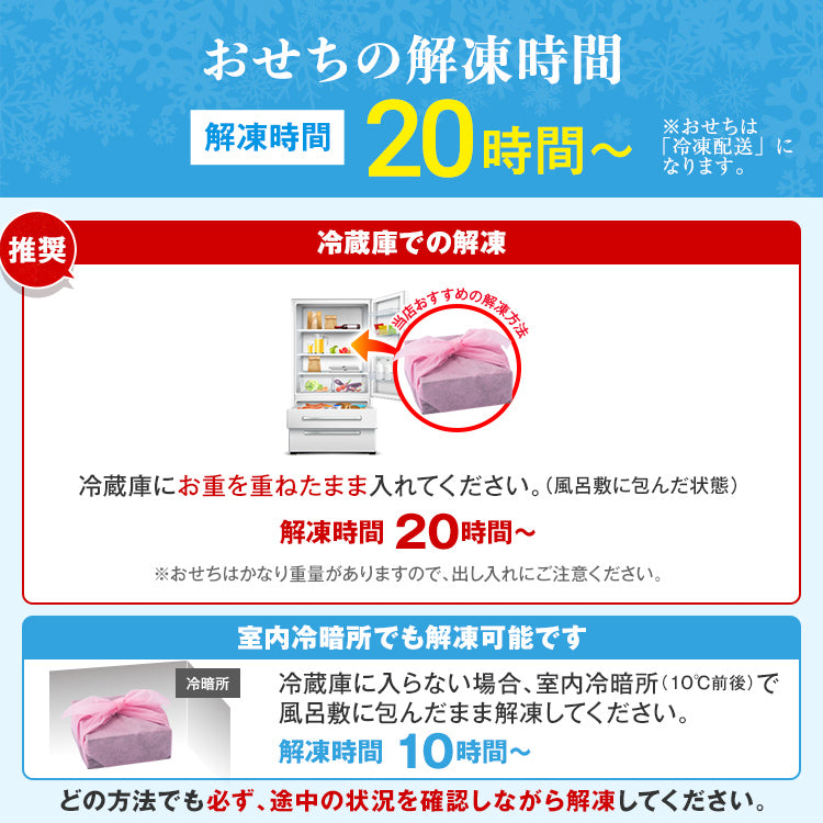 本格定番おせち1人前「祇園」