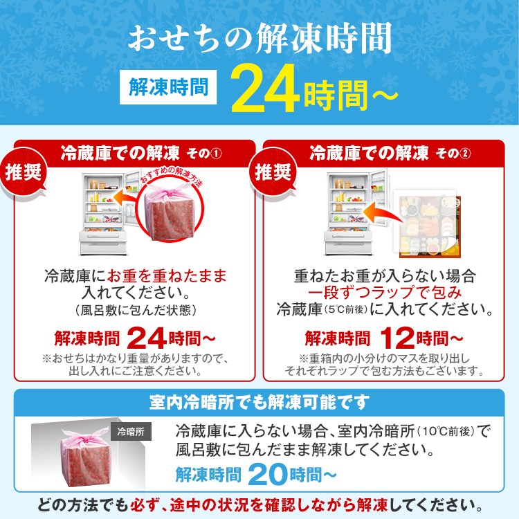 博多久松仕込み 豪華おせち三段重「門松」